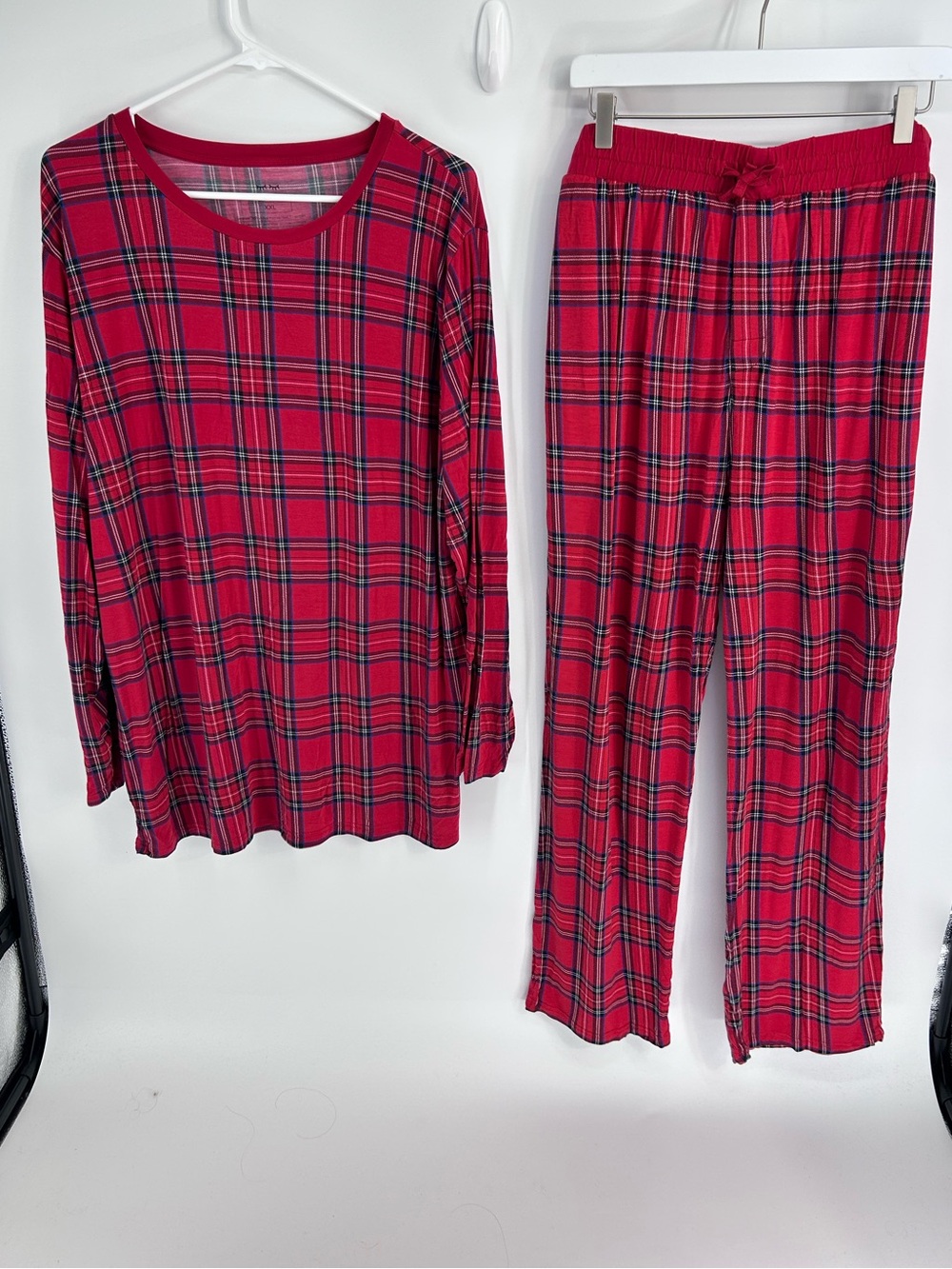 Little Sleepies Men's Holiday Long Sleeve Pajama Set - Noel Plaid - XXL
